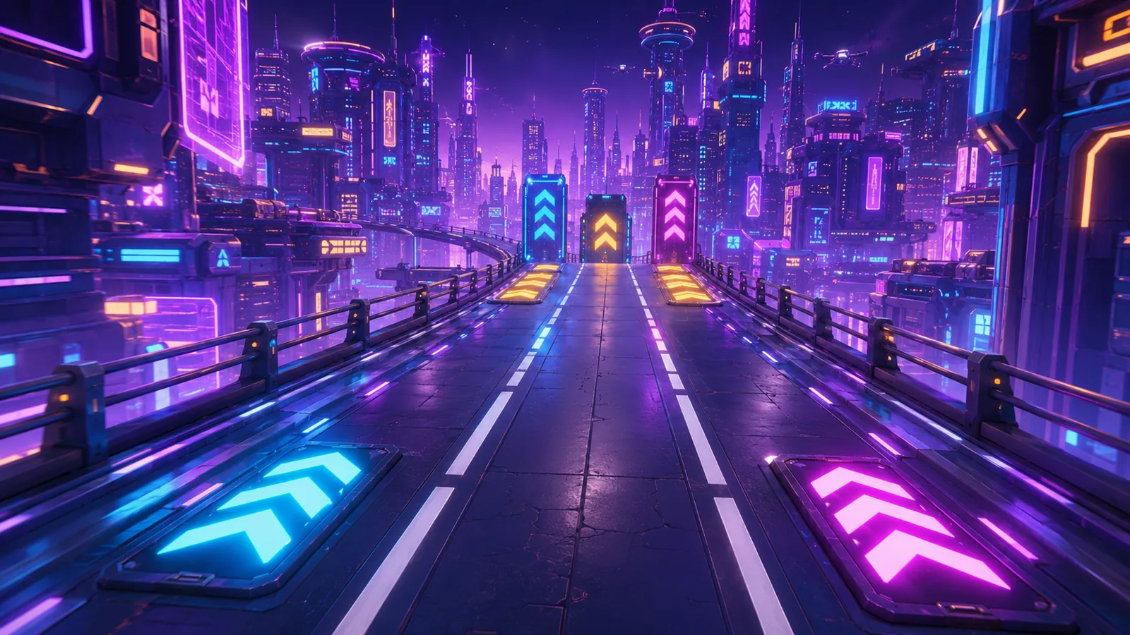 Neon District billboards